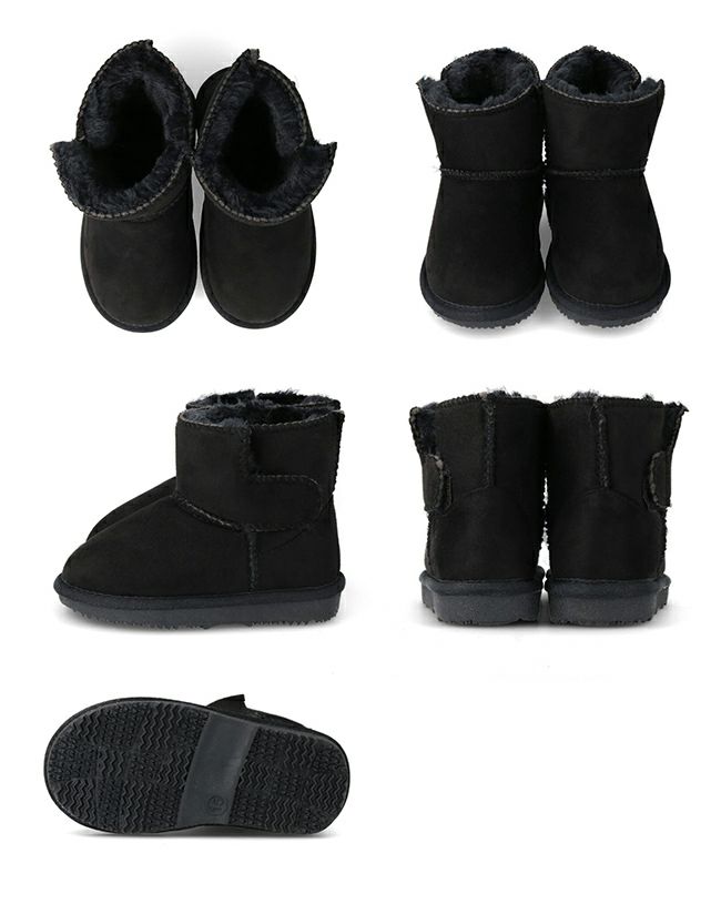 mooimooi (モーイモーイ) ベビー ムートンブーツ