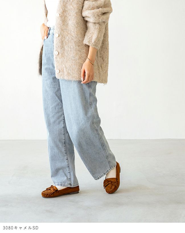 mooimooi (モーイモーイ) 定番フリンジモカシン