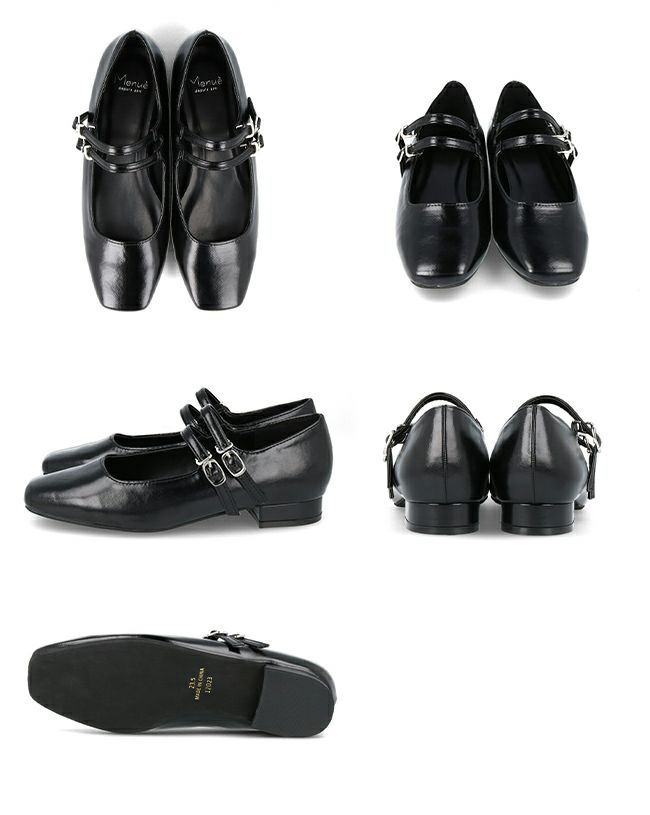 menue (メヌエ) メリージェーンスクエアトゥパンプス