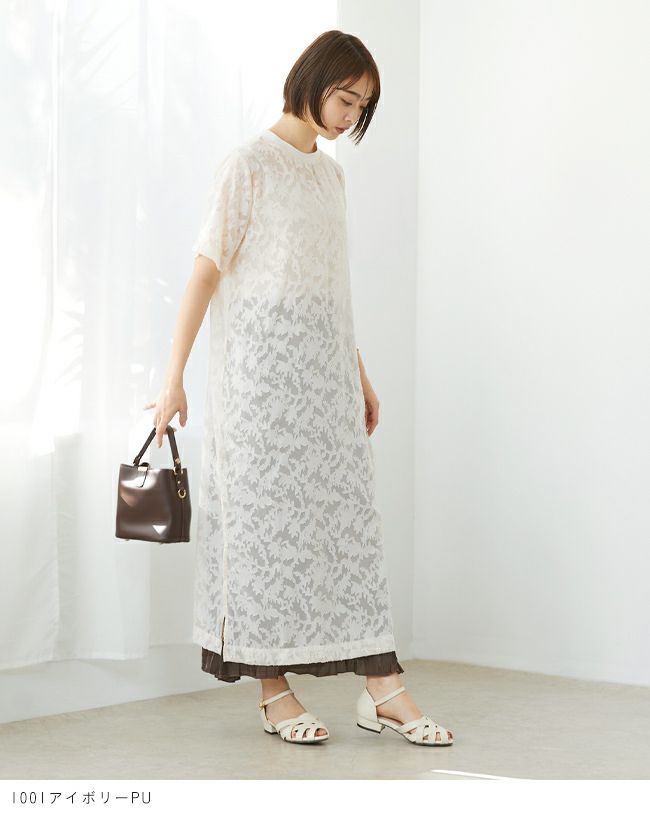 menue (メヌエ) ローヒール ストラップサンダル