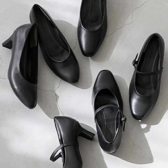 幅広4E　ビジネスパンプス