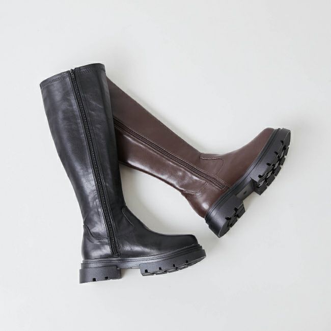 menue (メヌエ) 厚底ロングブーツ
