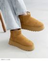 厚底ムートンブーツ