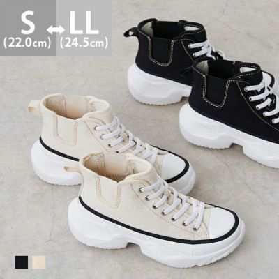 grounds 「grounds」 ハイカットスニーカー 42 ブラック メンズ