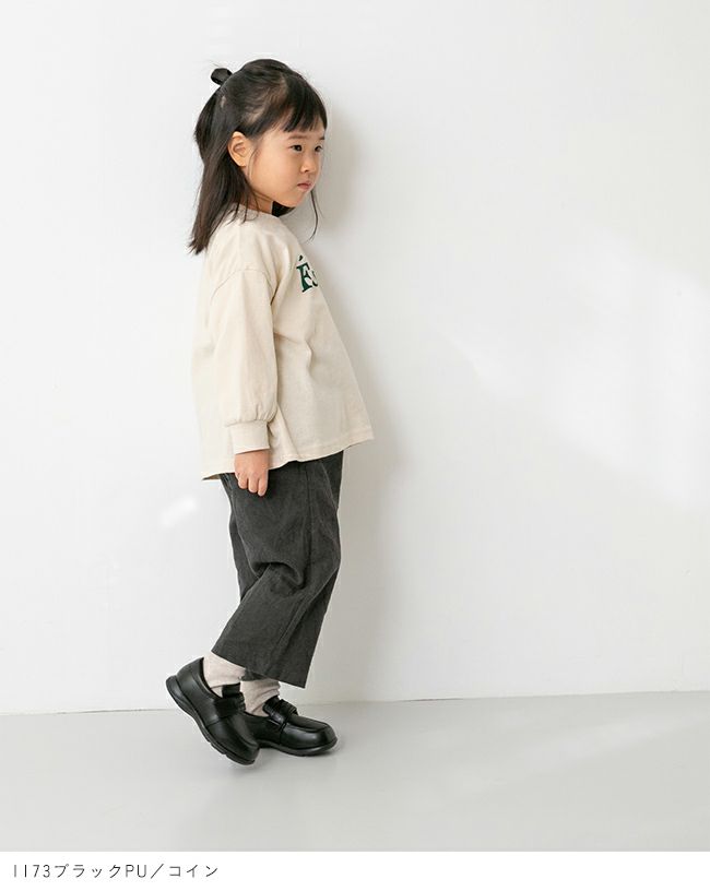 2タイプ キッズ ローファー