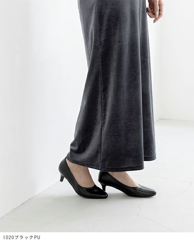 menue (メヌエ) オールウェザー アーモンドトゥ パンプス