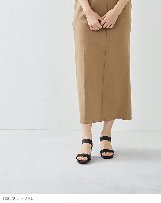 menue (メヌエ) 甲ゴム ストラップサンダル