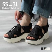 menue (メヌエ) 厚底 スポーツサンダル