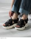 menue (メヌエ) 厚底 スポーツサンダル