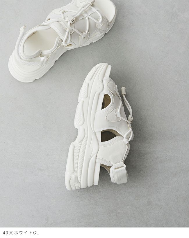 menue (メヌエ) 厚底 スポーツサンダル