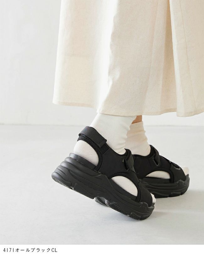 menue (メヌエ) カジュアル 厚底 スポーツサンダル