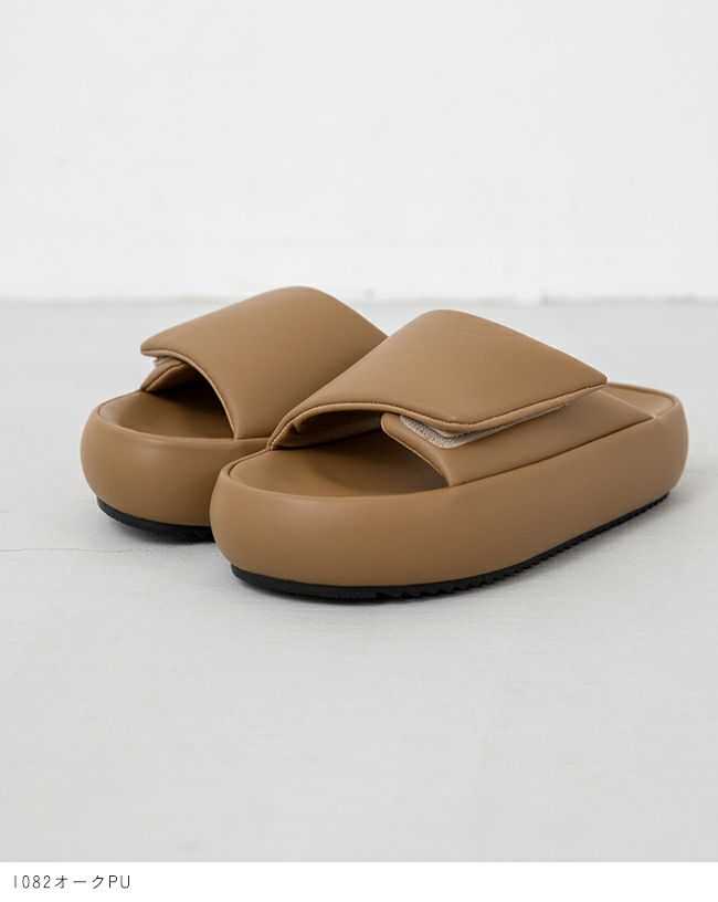 menue (メヌエ) 厚底 ふかふかパフサンダル