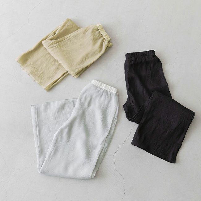 クレープシフォンレギンス