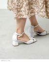 menue luxe (メヌエ リュクス) 5cmヒール アンクルストラップ グルカサンダル