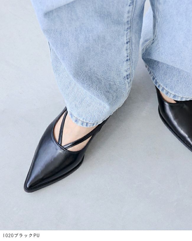 Valentino デニム ポインテッドトゥパンプス Valentino デニム ポインテッドトゥパンプス