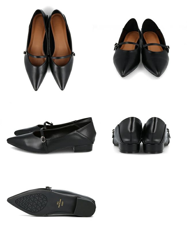 menue (メヌエ) 2way バブーシュストラップパンプス