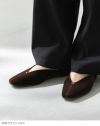 Vカット ゴールドアクセント 極やわパンプス