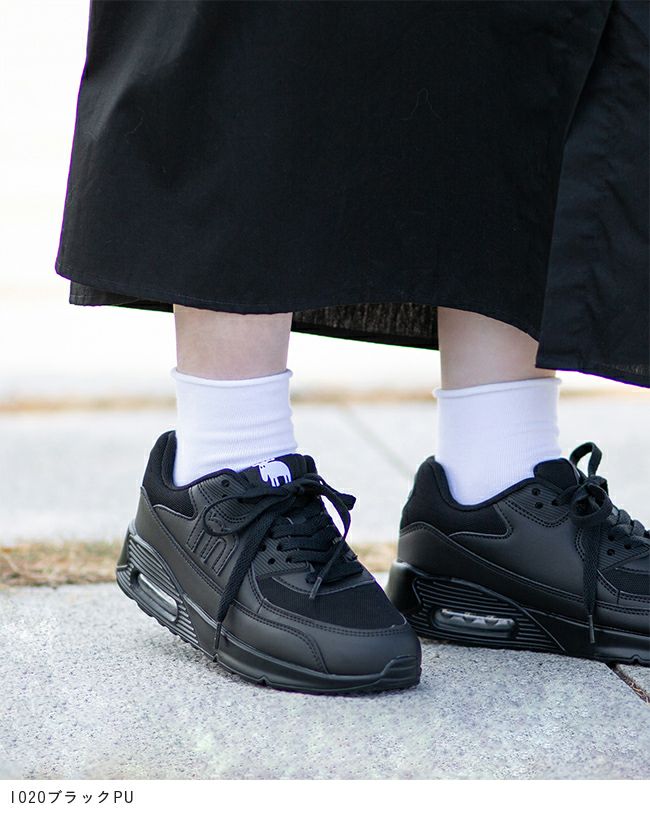 moz (モズ) エアーソール付き 機能性厚底スニーカー