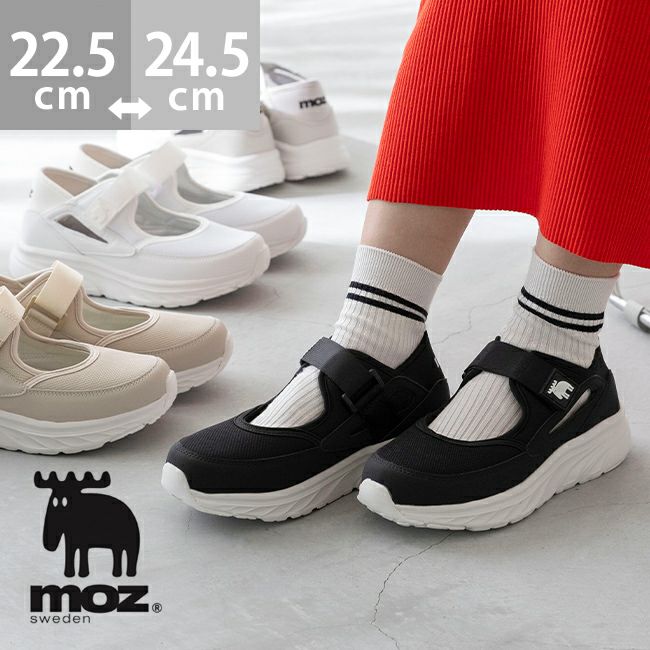 moz (モズ) moz 厚底 ベルクロスニーカーサンダル